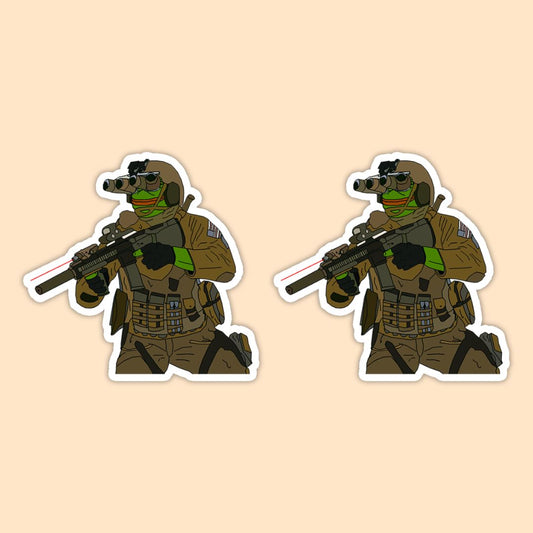 Frog Man Vinyl Sticker