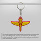 Garud Commando Insignia 3D Keychain