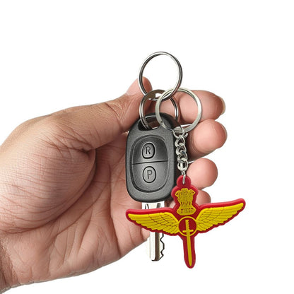 Garud Commando Insignia 3D Keychain