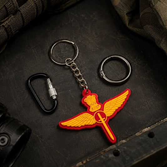 Garud Commando Insignia 3D Keychain