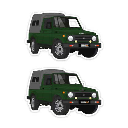 Indian Army Maruti Gypsy Sticker