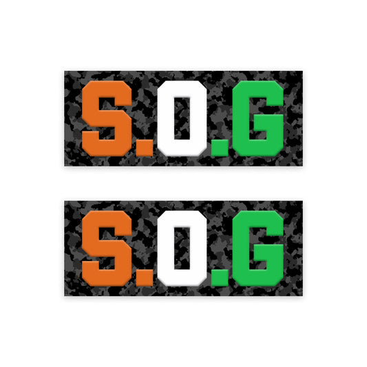 SOG Sticker (Pack of 2) - Mini Military Series