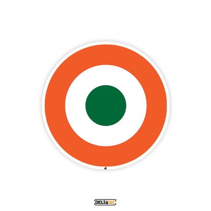 Indian Air Force Roundel Sticker - Pack of 2