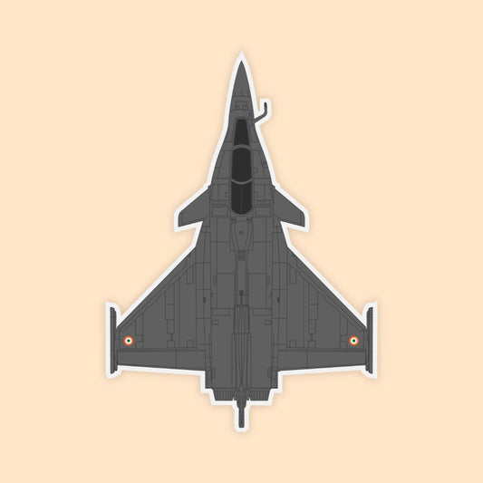 IAF Rafale Multirole Fighter Jet Sticker | Tactical Aviation Decal | DeltaTac