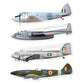 IAF Retro Airplane Mini Military Stickers Combo