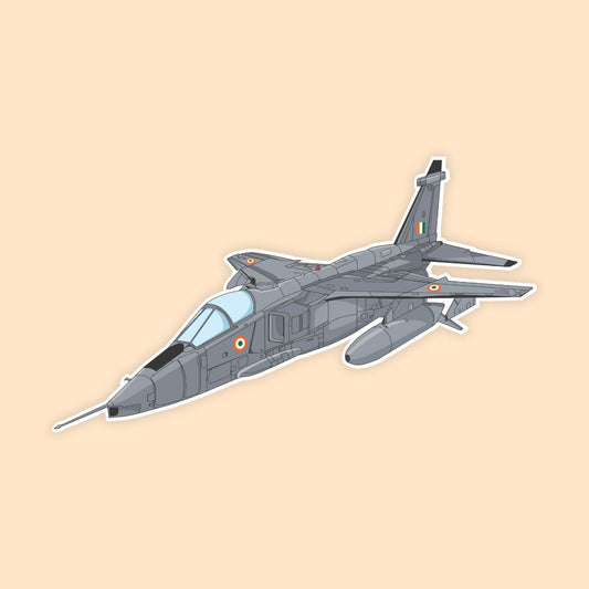 SEPECAT Jaguar Fighter Jet Sticker | Indian Air Force Strike Aircraft Decal | DeltaTac