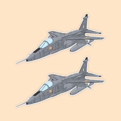SEPECAT Jaguar Fighter Jet Sticker | Indian Air Force Strike Aircraft Decal | DeltaTac