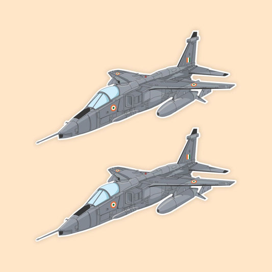SEPECAT Jaguar Fighter Jet Sticker | Indian Air Force Strike Aircraft Decal | DeltaTac