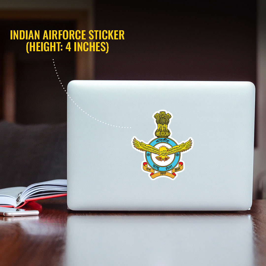 Mini Indian Air Force Logo Stickers (Pack of 2) - Mini Military Series