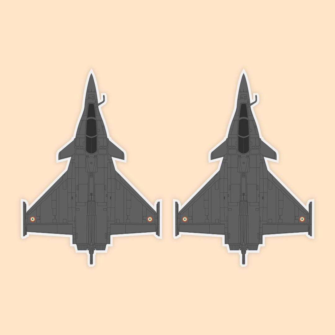 IAF Rafale Multirole Fighter Jet Sticker | Tactical Aviation Decal | DeltaTac