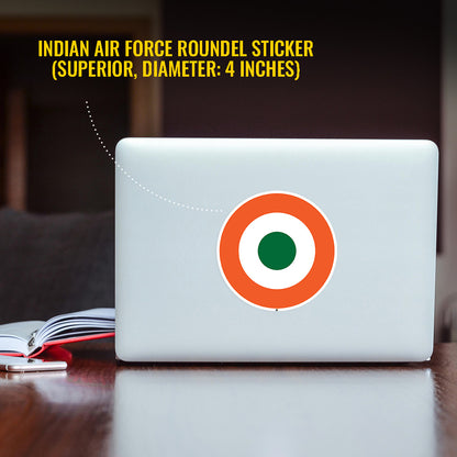 Indian Air Force Roundel Sticker - Pack of 2