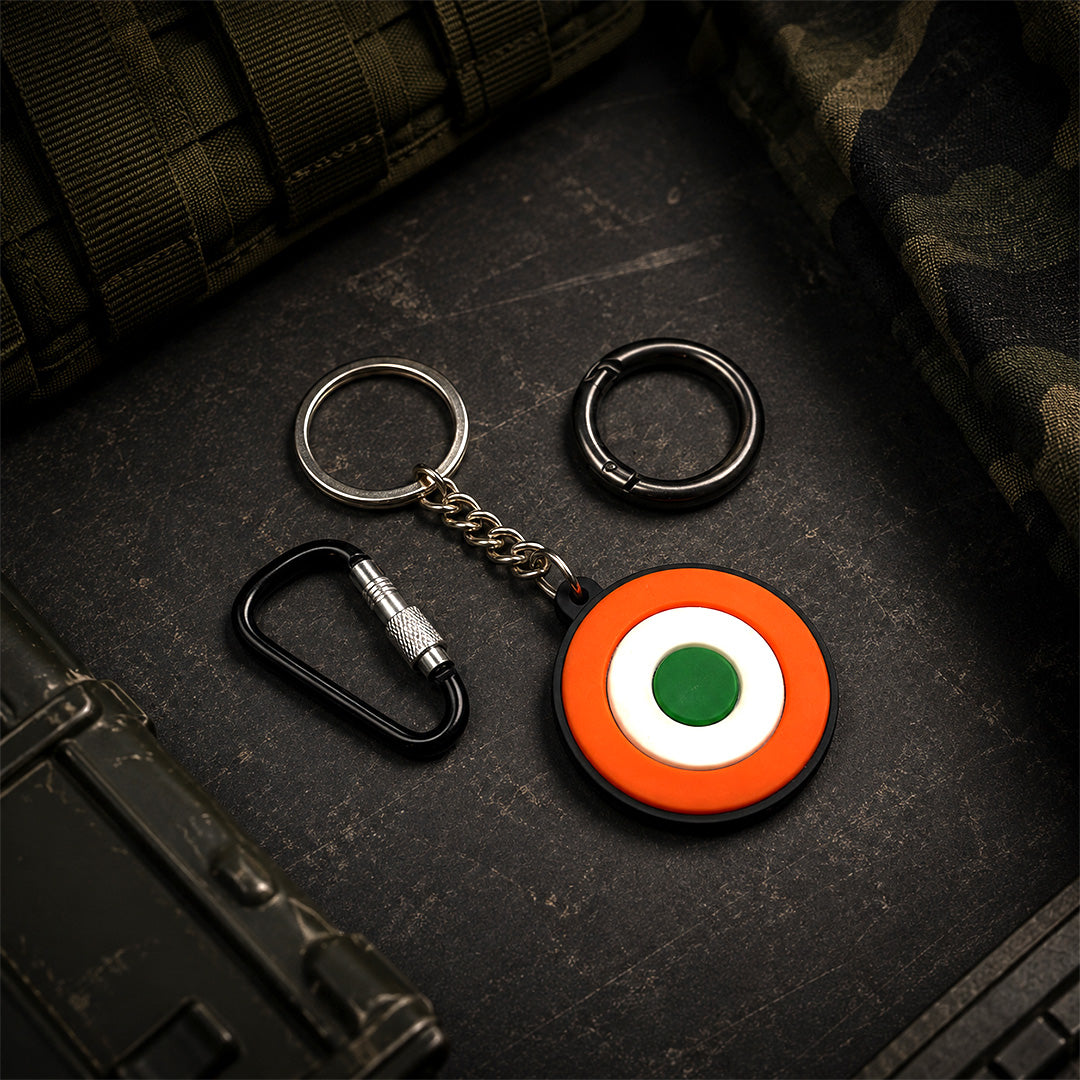 3D Indian Air Force Roundel Pro Keychain