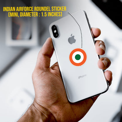 Indian Air Force Roundel Flag Sticker - Pack of 2