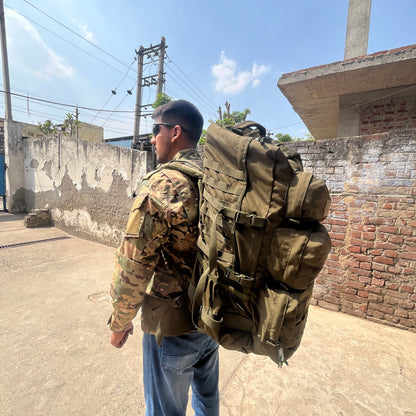 90 Liter Rucksack (Trooper) - Olive Drab Color Warranty : 3 Years