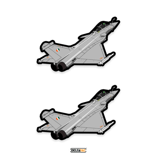 Indian Air Force Dassault Rafale Sticker - Pack of 2