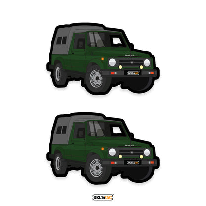 Indian Army Maruti Gypsy Sticker