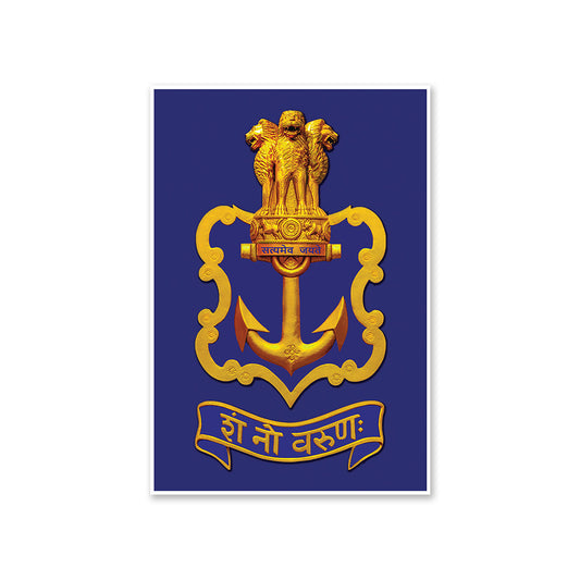 Indian Navy Logo Poster