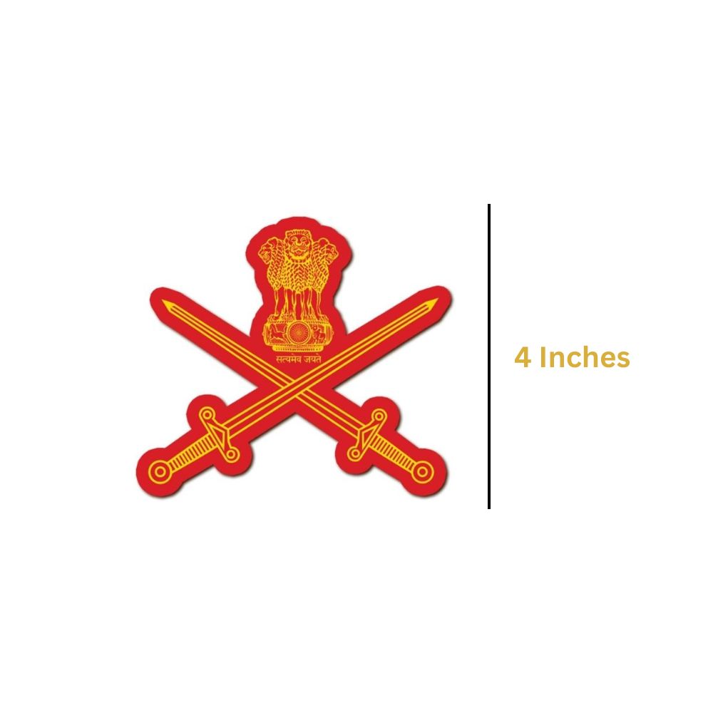 Indian Army Logo Sleek Fridge Magnet