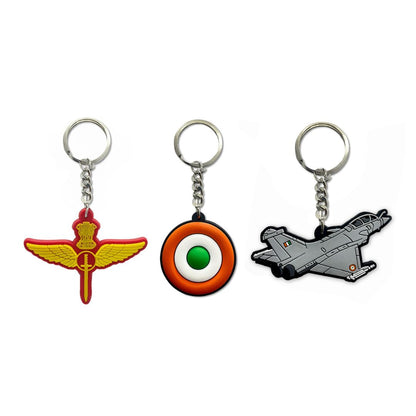 Indian Air Force Keychain Combo