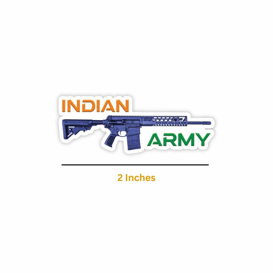 Indian Army Sig Sauer Sticker (Pack of 2) - Mini Military Series