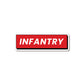 Mini Fridge Magnet - Infantry Logo