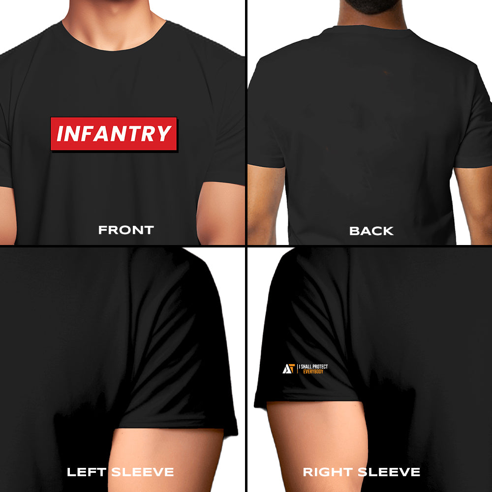 Infantry Oversized T-shirt - Black