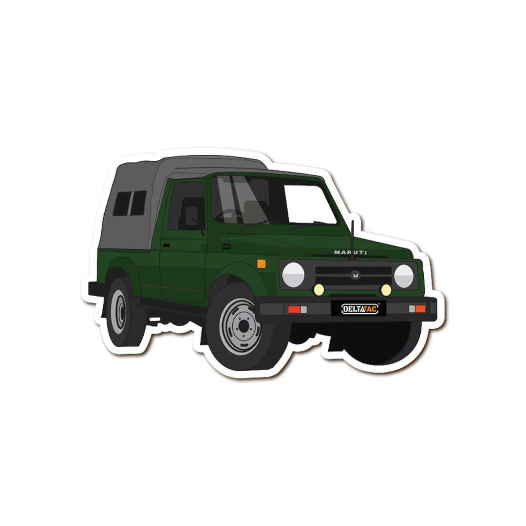 Indian Army Maruti Gypsy Mini Fridge Magnet