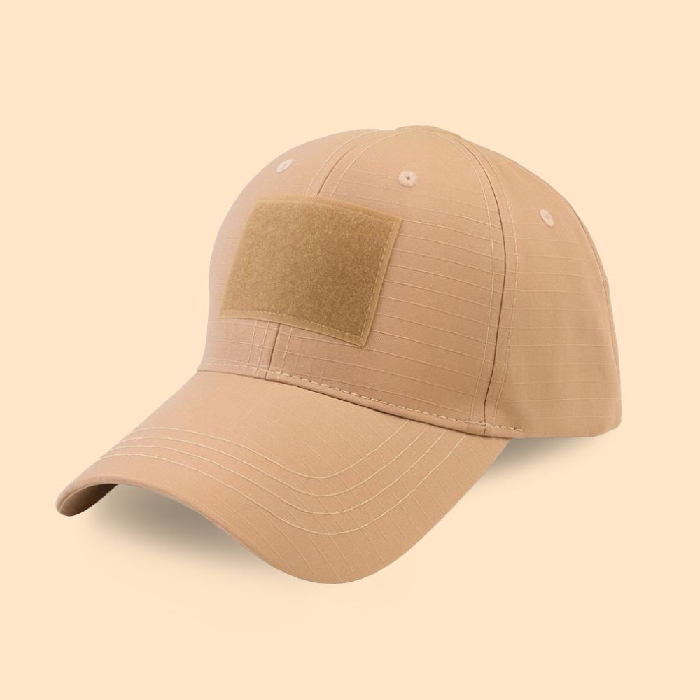 DT Velcro Cap (Khaki) - Wear It Solo or Style with a Patch