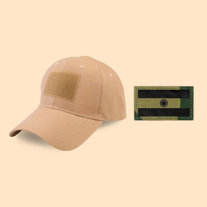 DT Velcro Cap (Khaki) - Wear It Solo or Style with a Patch