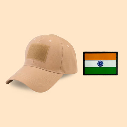 DT Velcro Cap (Khaki) - Wear It Solo or Style with a Patch