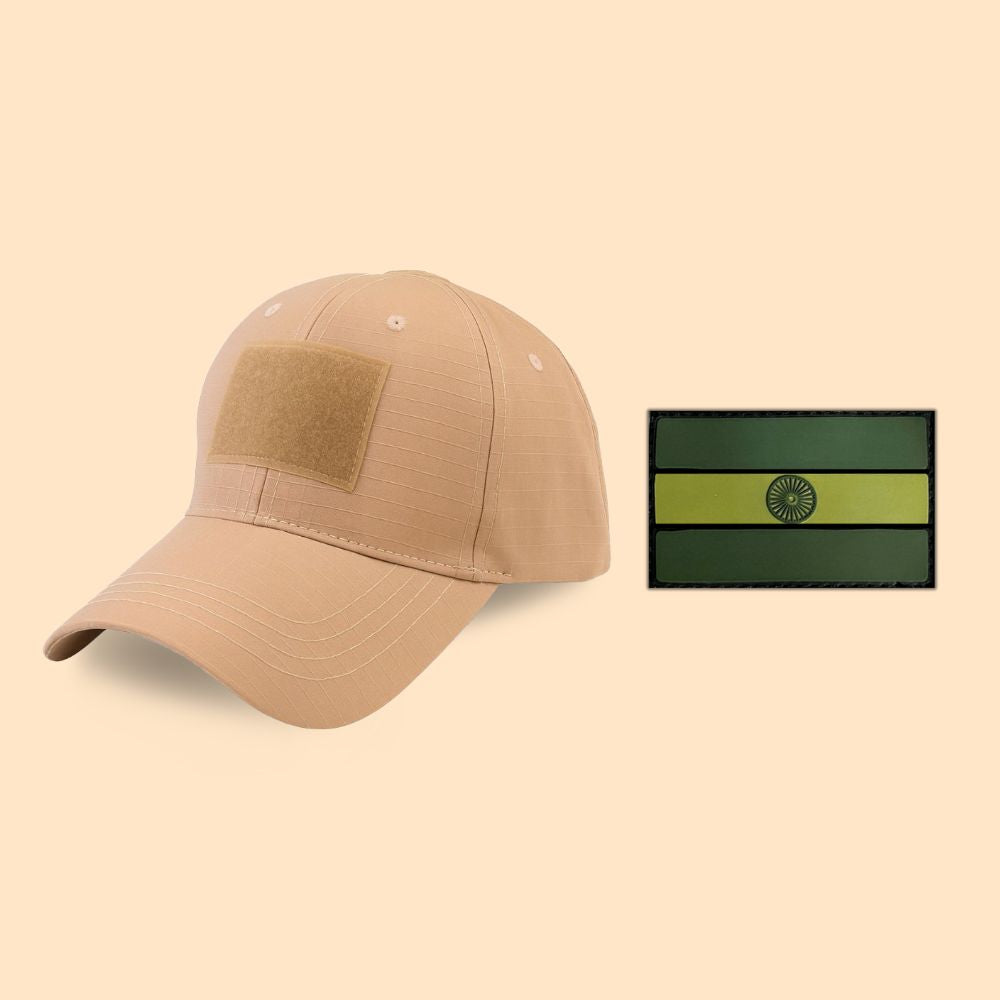DT Velcro Cap (Khaki) - Wear It Solo or Style with a Patch