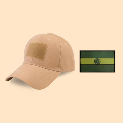 DT Velcro Cap (Khaki) - Wear It Solo or Style with a Patch