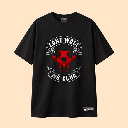 The Mutated Lone Wolf Skull T-Shirt