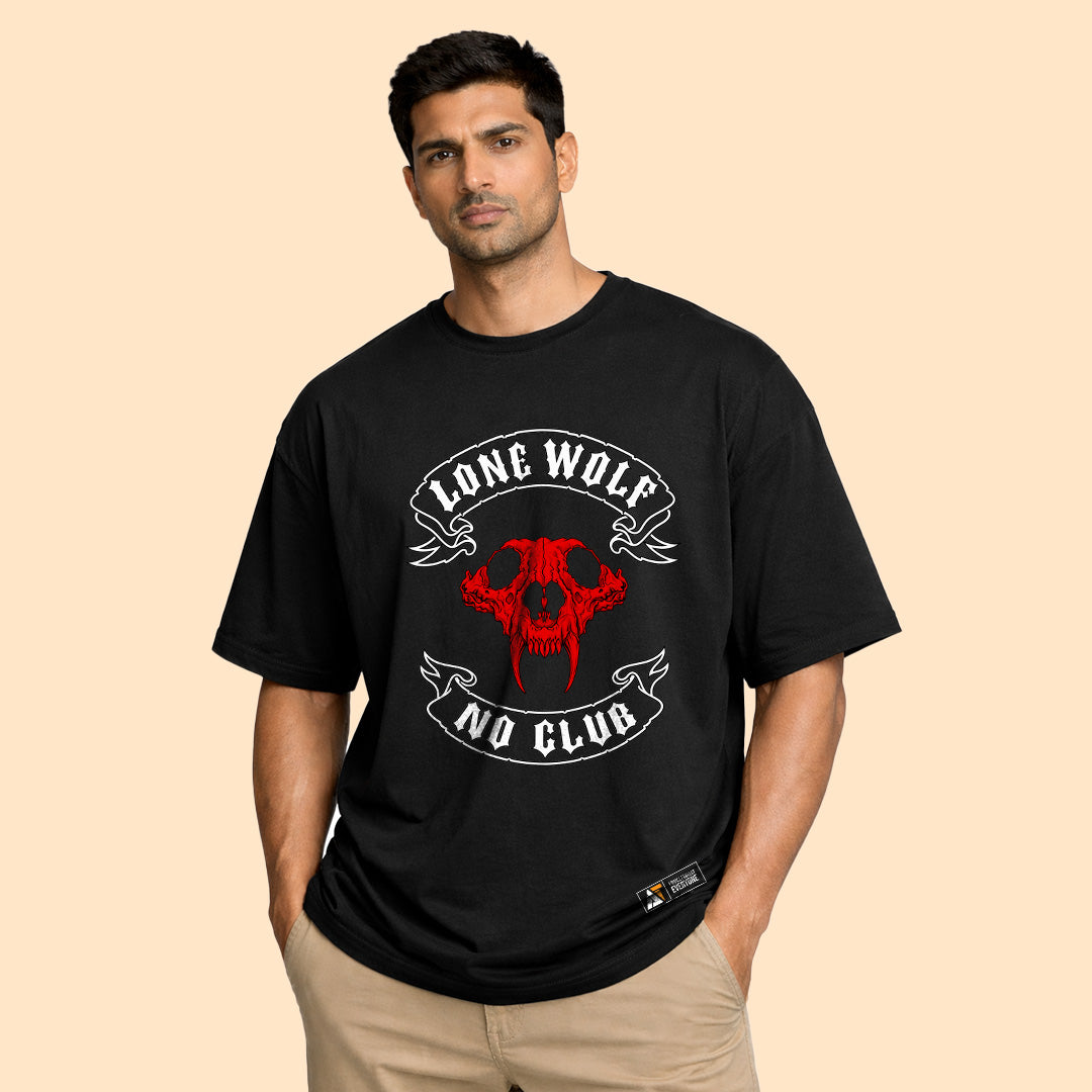 The Mutated Lone Wolf Skull T-Shirt