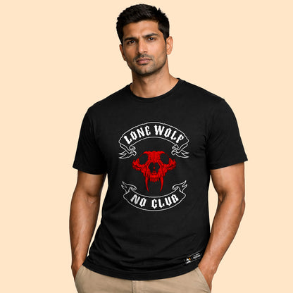 The Mutated Lone Wolf Skull T-Shirt
