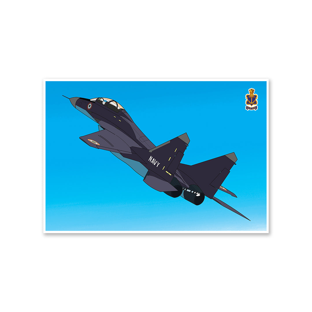 Indian Navy MIG 29K Poster
