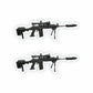 Mini Galil Galatz Sniper Sticker (Pack of 2) - Mini Military Series