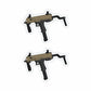 Mini ASMI Submachine Gun Sticker (Pack of 2) - Mini Military Series