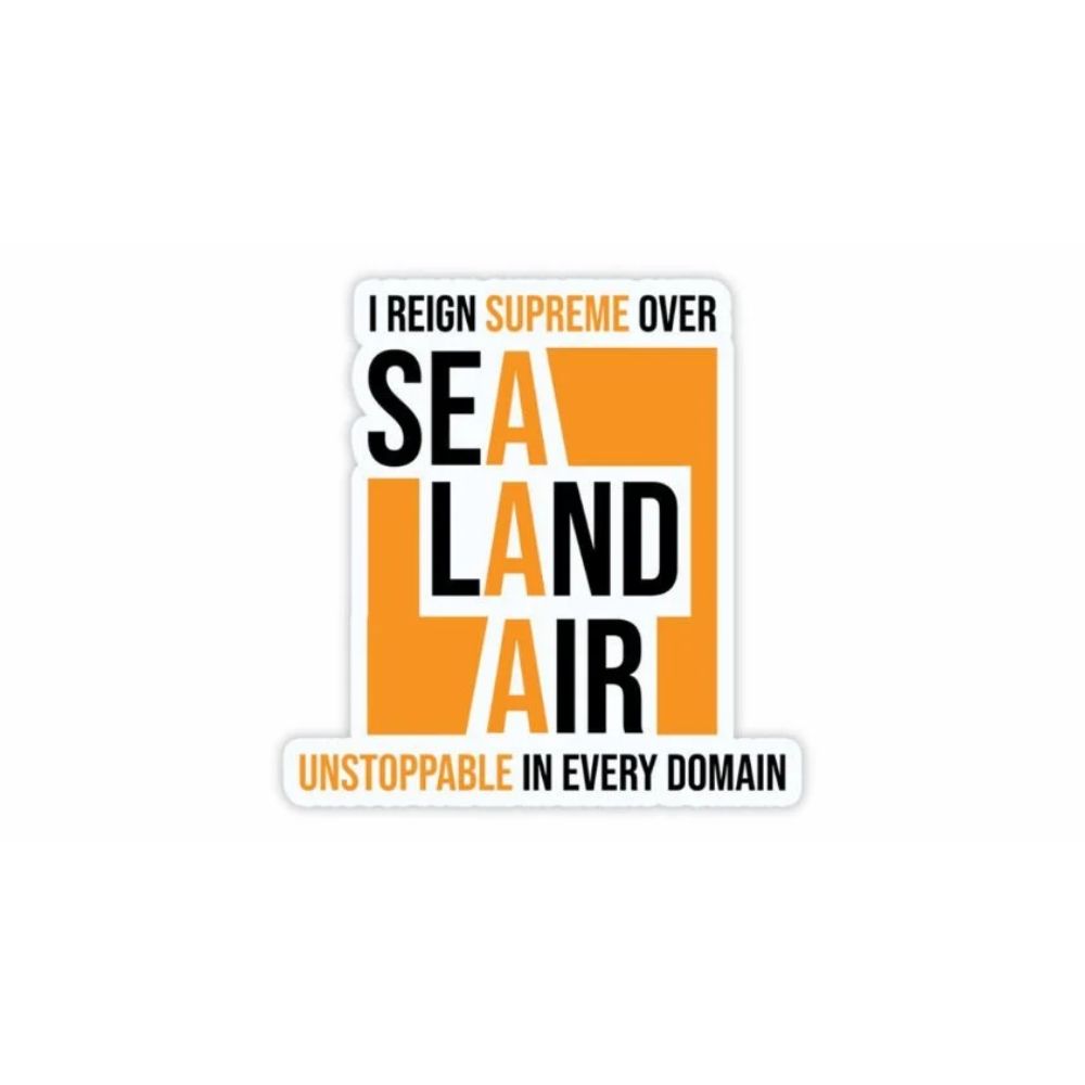 Sea Land Air Fridge Magnet - Mini Military Series