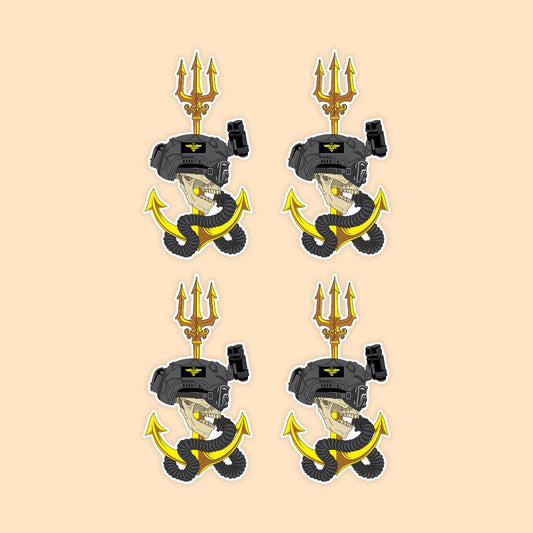 MARCOS Helmet Sticker – Indian Navy Marine Commandos | Military Sticker