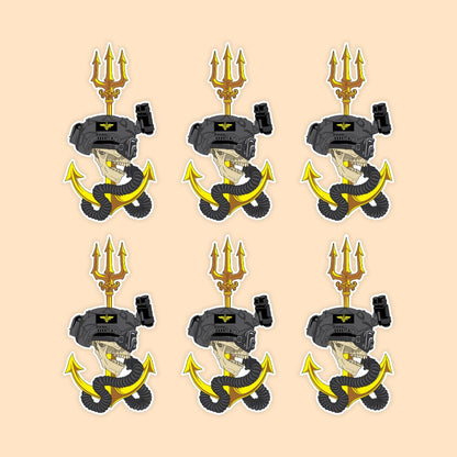 MARCOS Helmet Sticker – Indian Navy Marine Commandos | Military Sticker