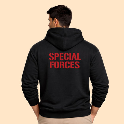 Special Forces “Balidaan” Black Hoodie | Tactical Lifestyle Essential