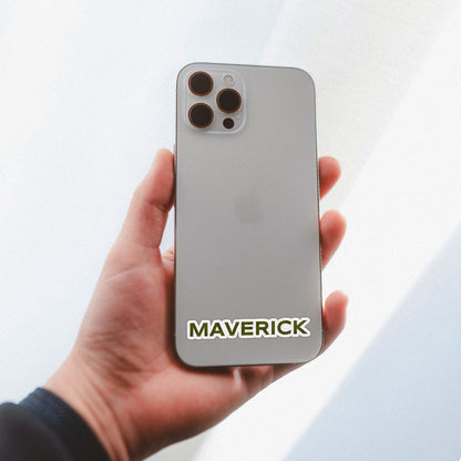 Mini Maverick Stickers Olive