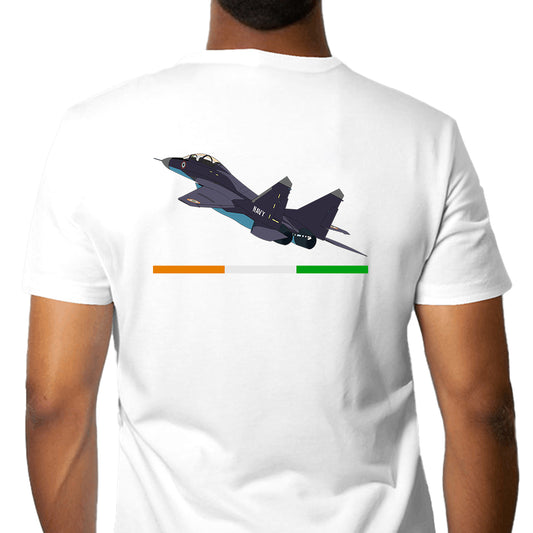 Indian Navy MiG 29K White Oversized T-shirt