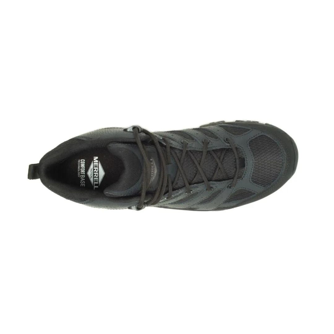 Merrell Men's Moab 3 Mid Tactical Waterproof Boot - Black