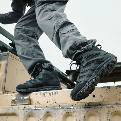 Merrell Men's Moab 3 Mid Tactical Waterproof Boot - Black