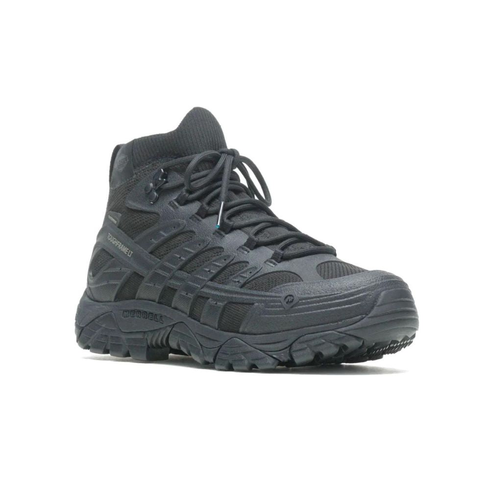 Merrell Men's Moab Velocity Tactical Mid Waterproof Shoes - Black