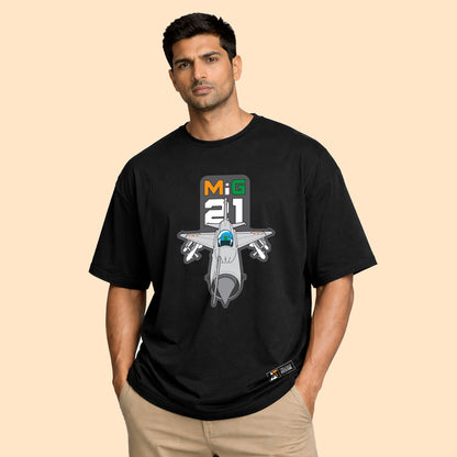 MiG-21 Black Fighter Tee – Fearless Legacy