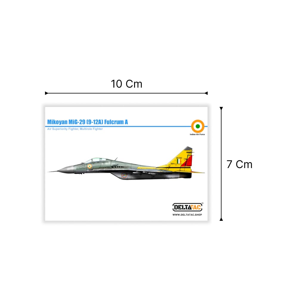 Mikoyan MiG-29 (9-12A) Fulcrum A Sticker