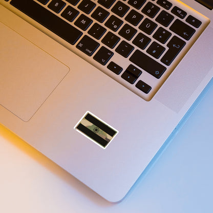 Mini Indian National Camo Flag Sticker